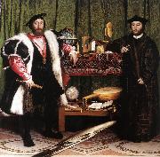 HOLBEIN, Hans the Younger, Jean de Dinteville and Georges de Selve (The Ambassadors) sf